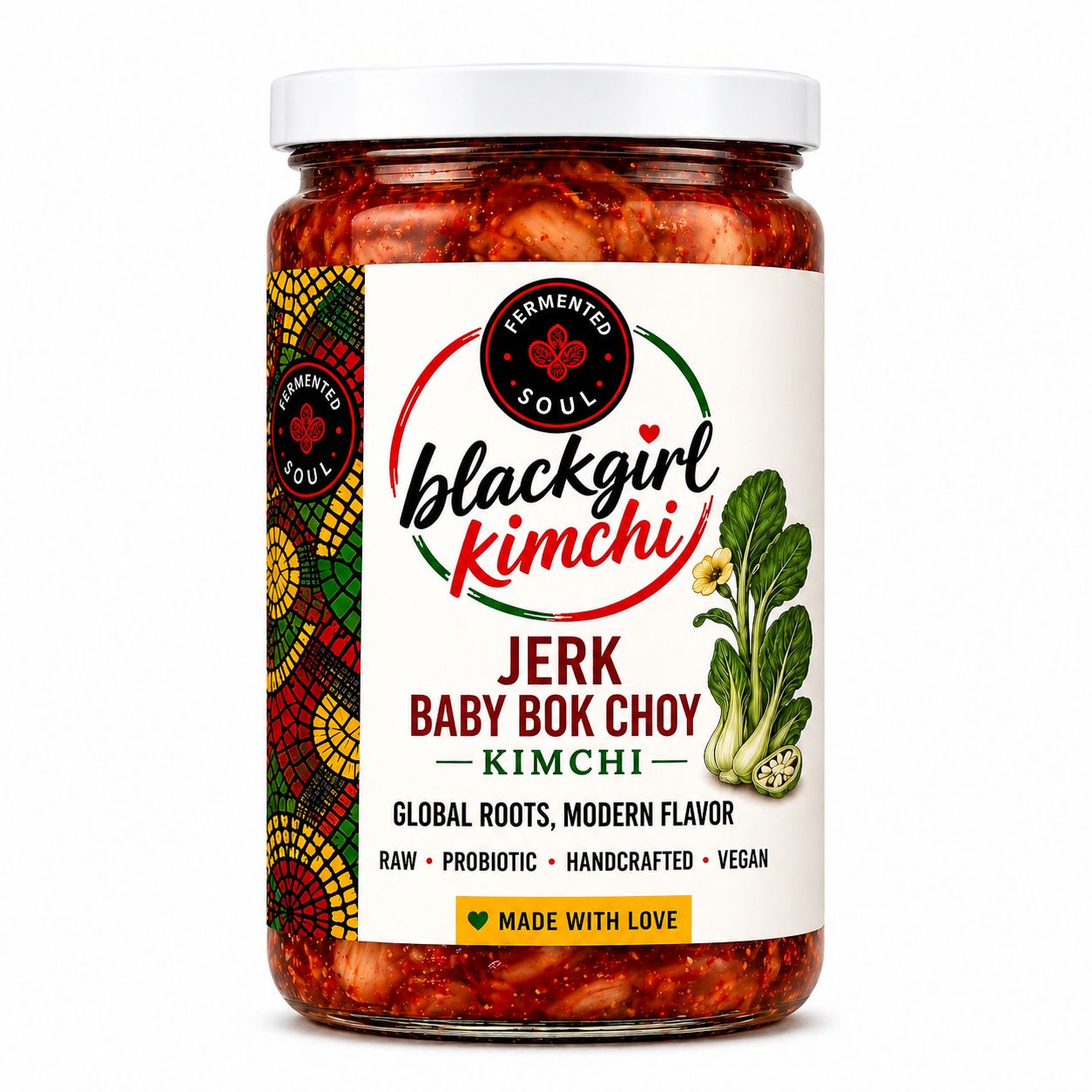 Jerk Baby Bok Choy Kimchi